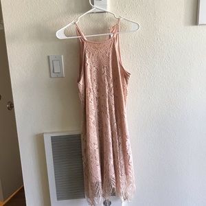 Beautiful pink lace dress